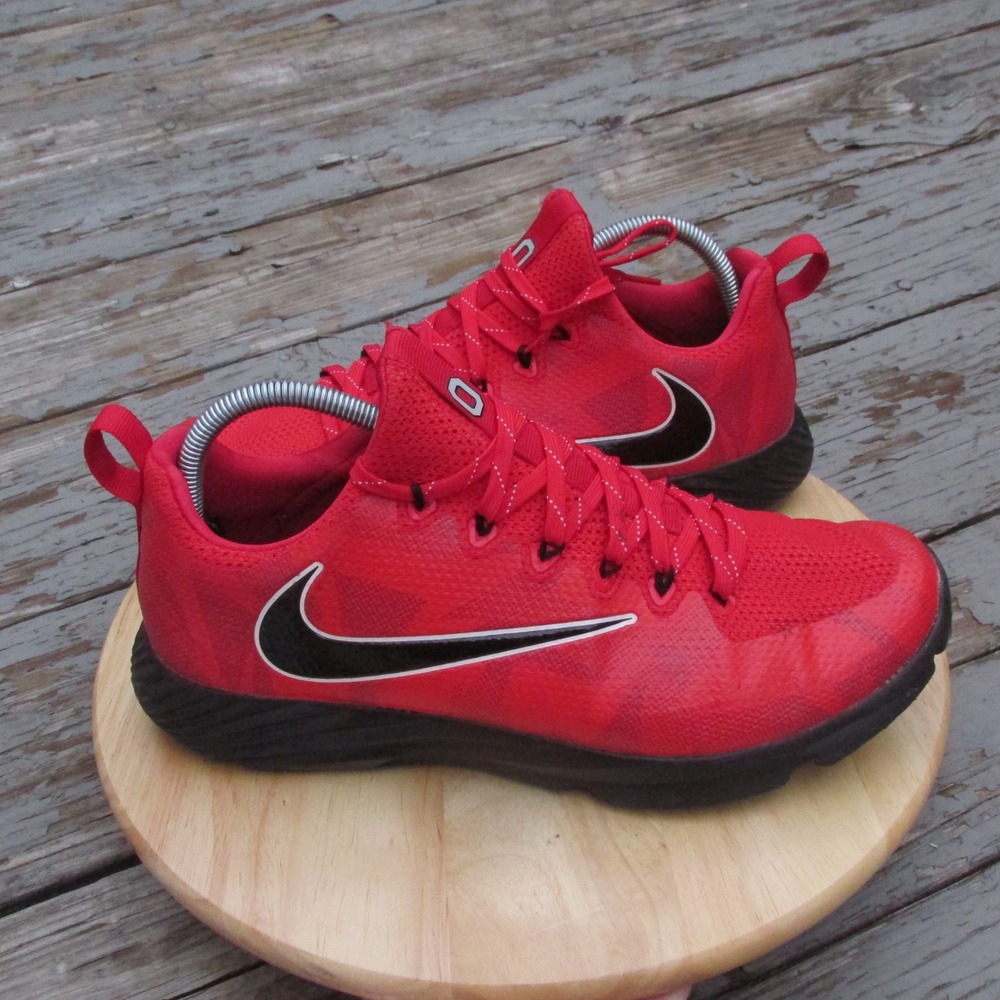 Nike Vapor Speed Turf Golf Shoes Mens 10 US Red 924776-601 Ohio State Buckeyes - Picture 8 of 16